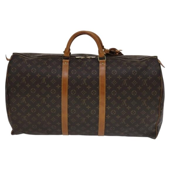 LOUIS VUITTON Monogram Keepall 60 Boston Bag M41422 LV Auth yk16857 - Picture 3 of 16
